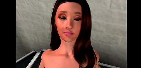  Arianna Grande 3D Virtual fuck (arianna grande lookalike)